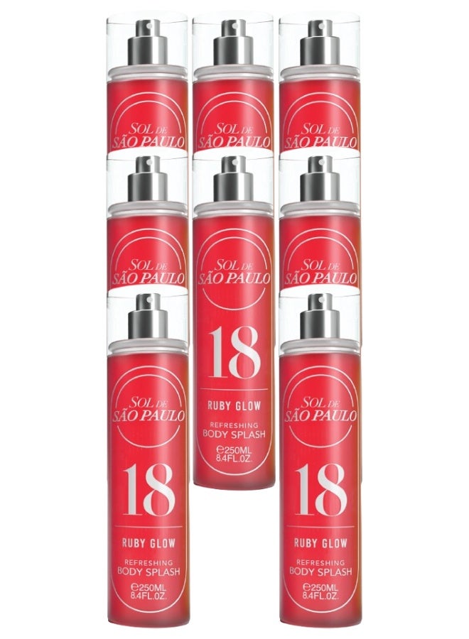 اس او ال 8 قطع معطر جسم 18 روبي جلو 250 مل - Image 1