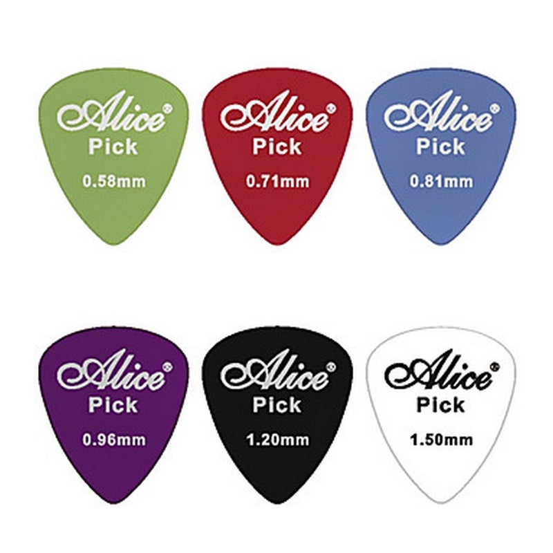 Alice Guitar Plectrums Pick of Various Thickness, 6 Pieces, - Image 5