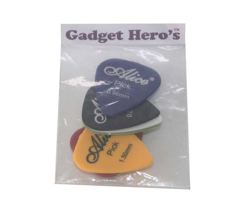 Alice Guitar Plectrums Pick of Various Thickness, 6 Pieces, - Image 2