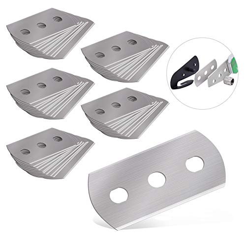 Gomake Replacement Blades for Bodyguard Vinyl Backing Cutter Knife, Stainless Steel, Pack of 50 - Image 1