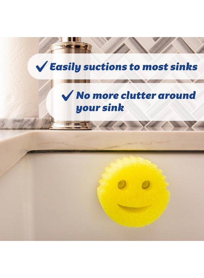 Scrub Daddy Sponge Holder Daddy Caddy - Sponge Holder for Kitchen Sink - Sponge Caddy and Kitchen Organizer with Suction Cups - Self Draining & Dishwasher Safe (1 Count) - Image 4