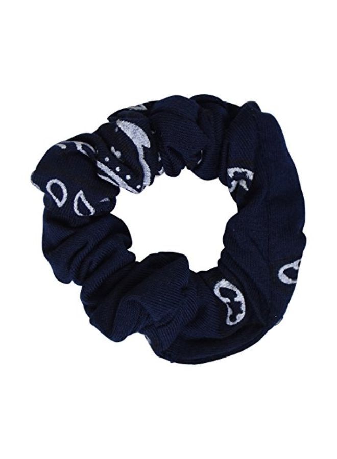 Motique Accessories Navybandana Scrunchies Cotton Hair Bobble - Set Of 2 - Image 1