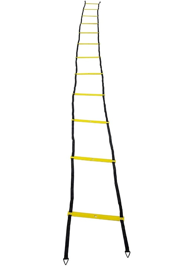FixtureDisplays Full Size Agility Ladder & 8 Speed Cones Training Set, Carrying Bag, Great Agility Training Equipment with Drill Charts, Enhance Footwork, Balance Great for Soccer, Football, Hockey Basketball  - Image 1