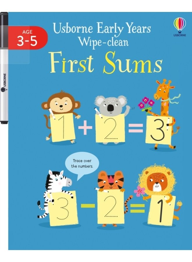 Early Years Wipe Clean First Sums - Paperback