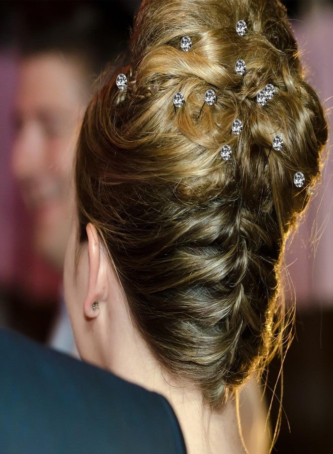Kuyaehe 10 Pcs Bridal Hair Clips, Wedding Hair Accessories for Women, Rhinestone Hair Clips for Wedding Ball Parties - Image 5