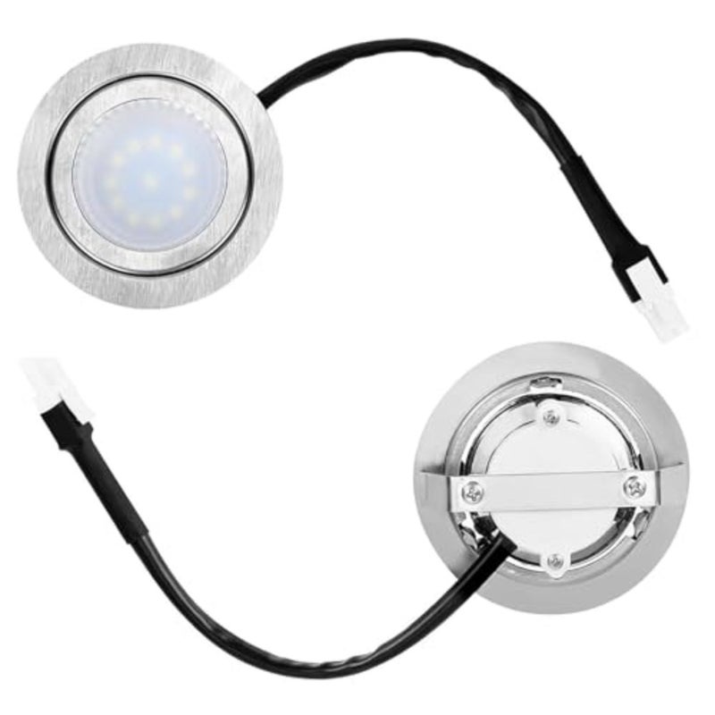 Kitchen built-in cooker hood light bulbs, stainless steel LED replacement, white, energy-efficient and long-lasting - Image 1