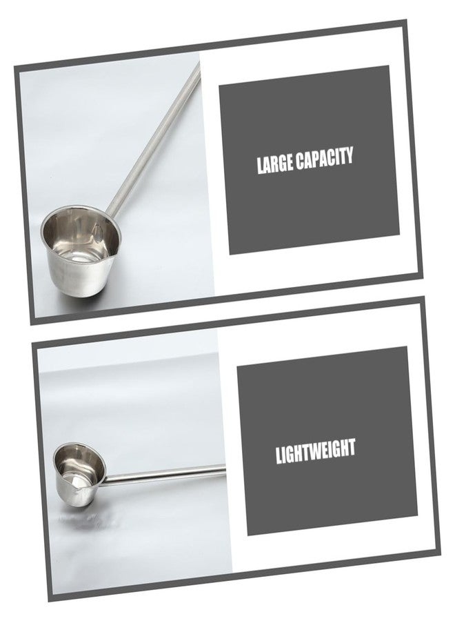 سولوستر مغرفة مياه من الفولاذ المقاوم للصدأ من SOLUSTRE، بمقبض طويل، سعة كبيرة، مناسبة للمطبخ والحديقة، لسهولة التقديم والري - Image 4