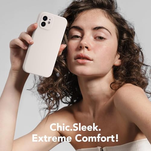 VONZEE® Liquid Silicone Case Compatible with iPhone 11 6.1 inch(2019), Gel Rubber Full Body Protection Cover Case Drop Protection Case (Stone Grey) - Image 5