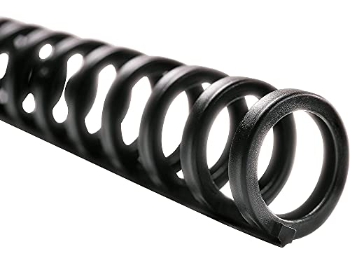 GBC Binding Spines / Spirals / Coils, 5/16" Diameter, 45 Sheet Capacity, ProClick, Black, 100 Pack (2514700) - Image 3