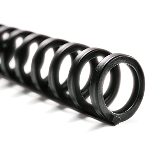GBC Binding Spines / Spirals / Coils, 5/16" Diameter, 45 Sheet Capacity, ProClick, Black, 100 Pack (2514700) - Image 5