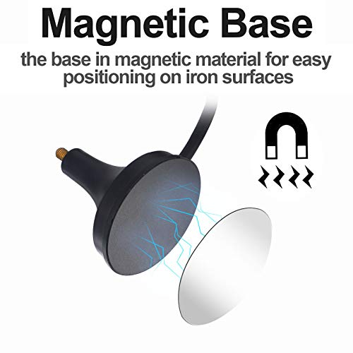 onelinkmore ADS-B Antenna 1090Mhz Antenna MCX Plug 2.5dbi Magnet Base ADS-B Aerial Receiver with RG174 1M &MCX Female to SMA Male Adapter 1090MHz ADS-B RTL SDR Software Defined Radio USB Stick Dongle Tuner - Image 5