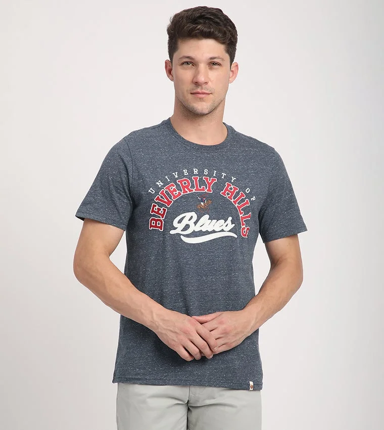 Beverly Hills Polo Club Printed Crew Neck Short Sleeves T-Shirt