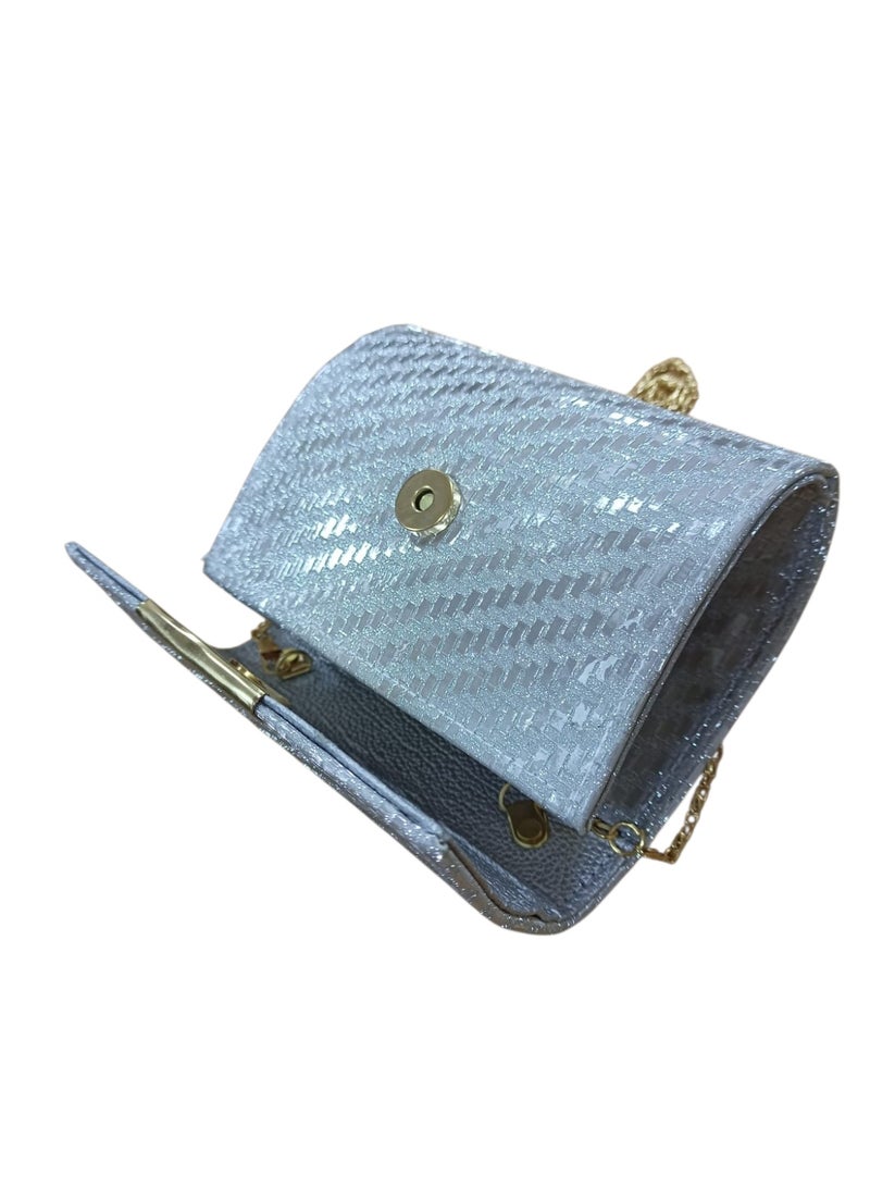 Small Shiny Evening Clutch Bag for Women – Elegant Luxury Party Handbag for Weddings & Special Occasions - Image 3