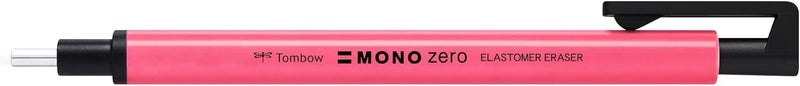 Tombow Mono Zero Eraser Pen neon Pink Precise Erasing with Round 23 mm tip Slim Body refillable Recycled Material EHKUR83 - Image 1