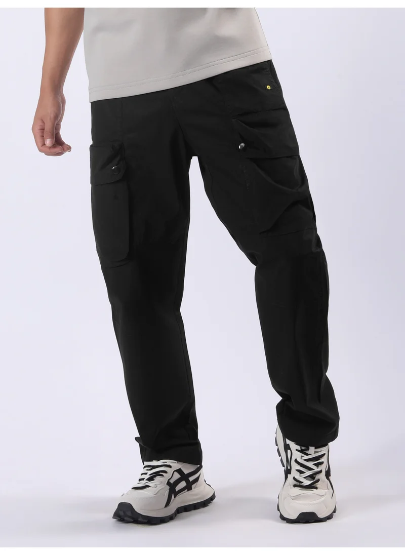 بيونغ Black Elasticated Drawcord Cargo Pants