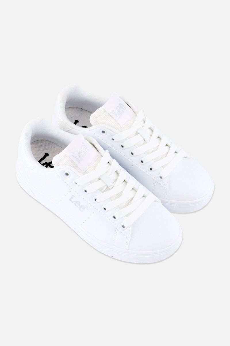 LEE Women Riley Lace Up Casual Shoes, White - Image 2