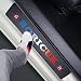 Naxizo Set of 4 Puerto Rican Coqui Carbon Fiber Car Door Sill Protectors Decorative Entry Guard Scratch Pad Film for Auto Truck SUV FrontRear Doors Puerto Rican Coqui - Image 2