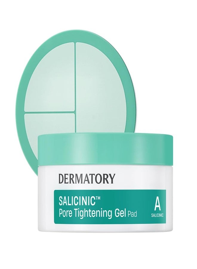 DERMATORY 3-Split Customizable Pore Tightening Gel Pad - Salicylic Acid (BHA), Witch Hazel, Allantoin, Collagen, Pore Minimizing, Targeted Care, Korean Skin Care (30 Pads) - Image 1