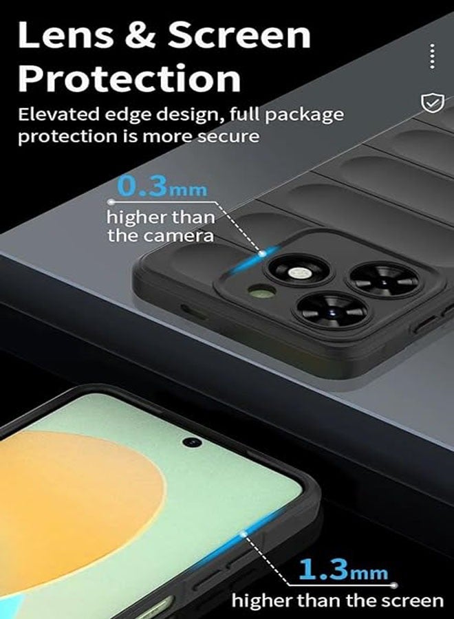 general Liquid Silicone Case Compatible with Tecno Spark Go 2024 with Camera Lens Protection, Anti-Scratch Soft Microfiber Lining, Rubber Full Body Shockproof Cover - Image 3