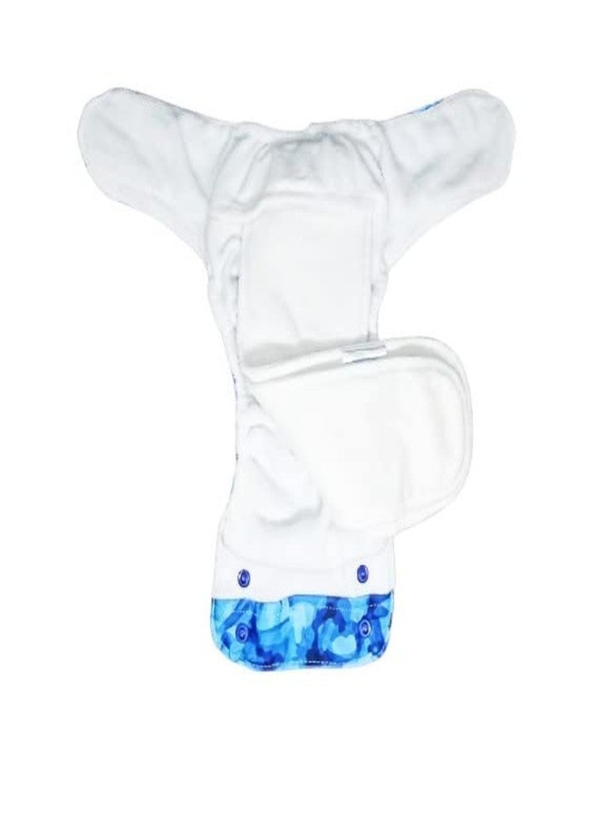Kindermum Unisex Nano Aio Cloth Diapers-One Size Diapers With 100% Organic Cotton Inserts (Aquanano-Aio) - Image 5