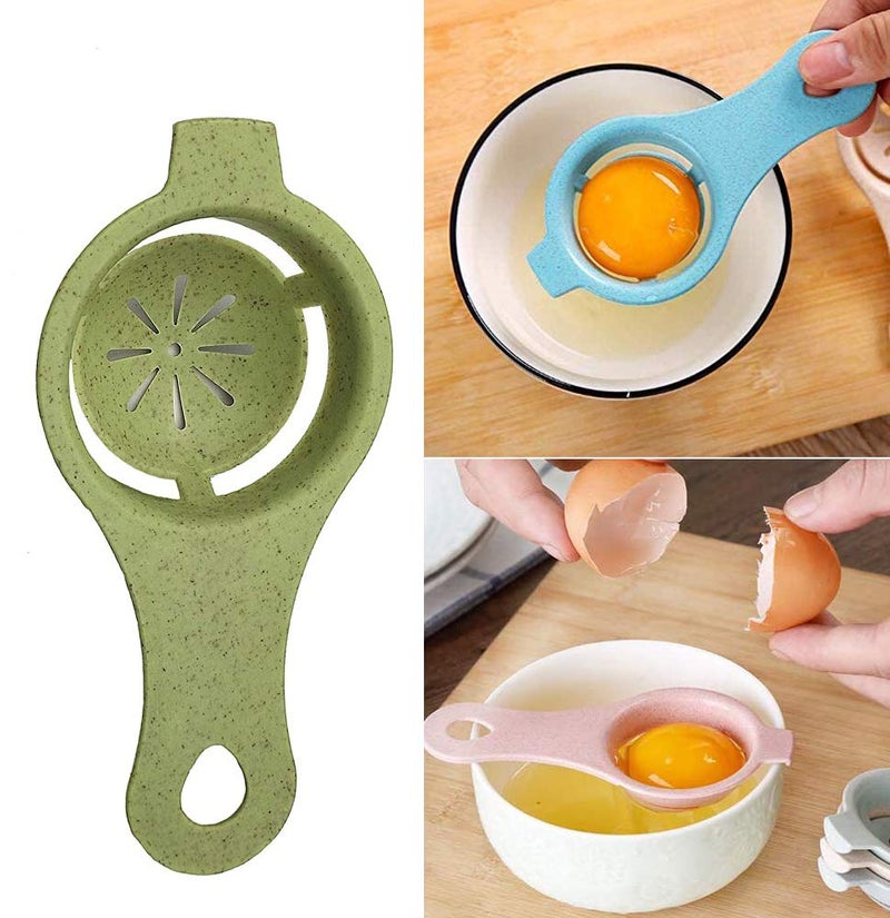 BAMUTU 3PCS Egg Separator Egg Yolk White Separator Egg White Separator Egg Whites Strainer Filter Divider Egg Separator Tool Kitchen Baking Gadget - Image 5
