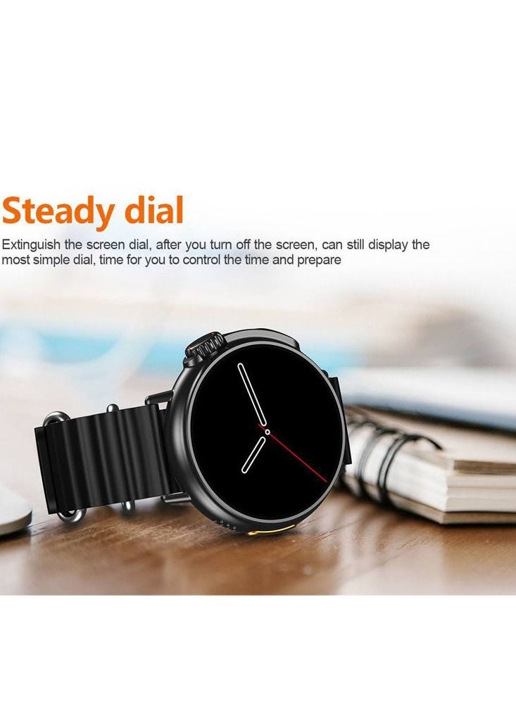 Wearfit Pro Wearfit HW3 Ultra max 1.52 inch hardcore Smartwatch for Android and iOS men's, boy's Black  - Image 3
