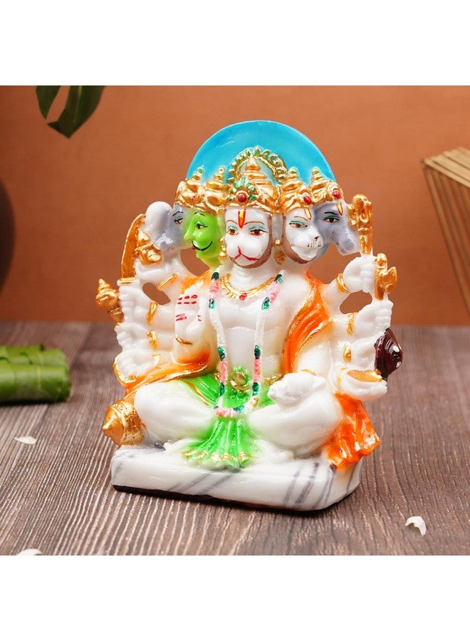Servdharm Panchmukhi Hanuman Ji Murti | Statue for Home Decor, Gifting, Protection from Evil Eye, 15.2 (Multi), Religious - Image 3