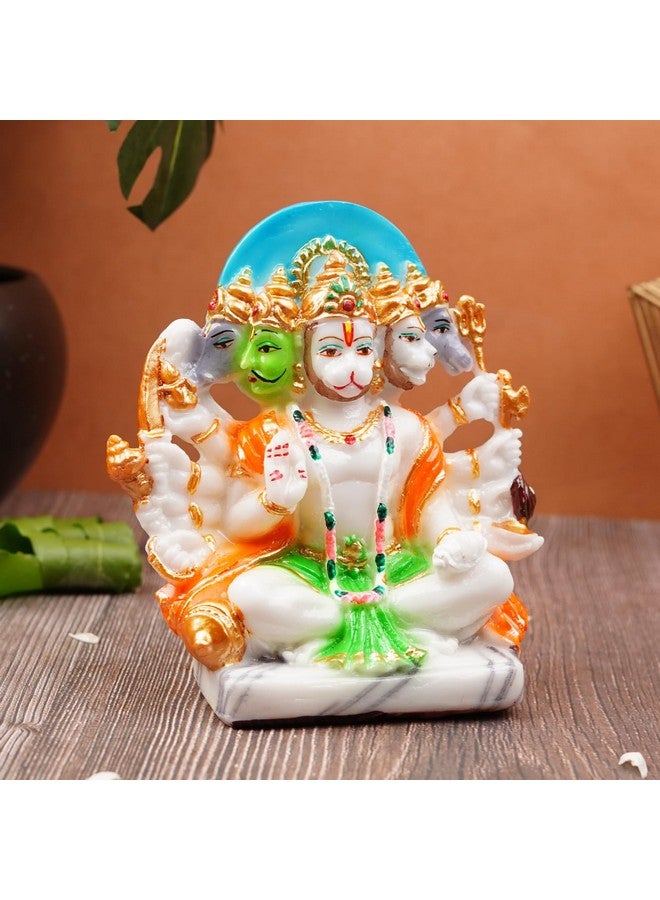 Servdharm Panchmukhi Hanuman Ji Murti | Statue for Home Decor, Gifting, Protection from Evil Eye, 15.2 (Multi), Religious - Image 1