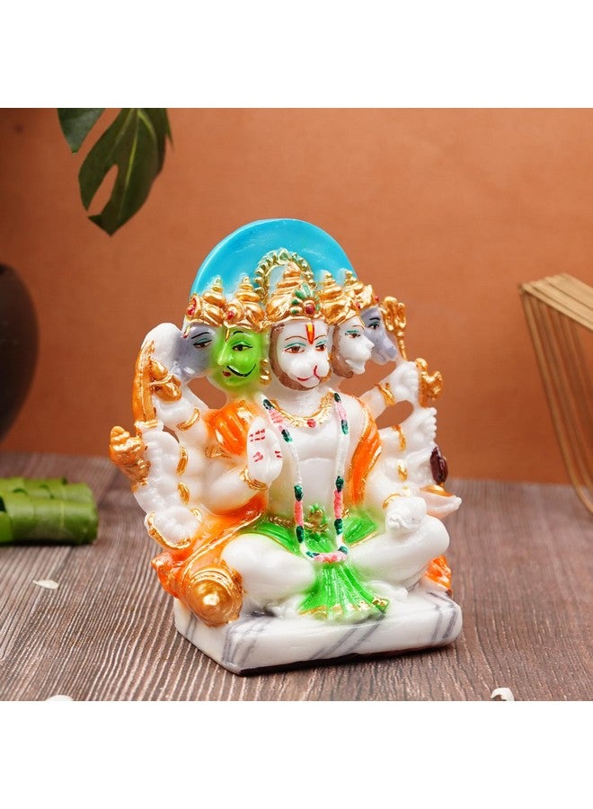 Servdharm Panchmukhi Hanuman Ji Murti | Statue for Home Decor, Gifting, Protection from Evil Eye, 15.2 (Multi), Religious - Image 2
