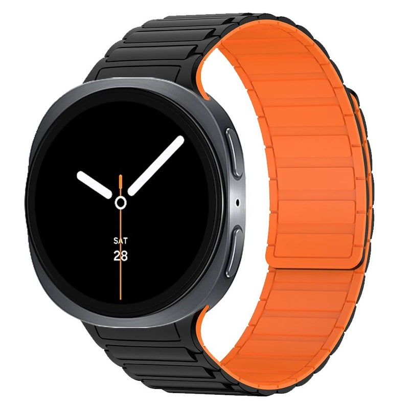 Bluejw Silicone Sport Watch Band for Samsung Galaxy Watch 8 40mm 44mm & 8 Classic, Magnetic Closure, Breathable Wrist Strap, Watch Band Replacement - Image 1