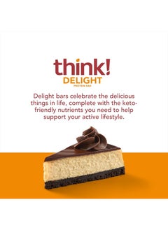 think! Delight, Keto Protein Bars, Healthy Low Carb, Gluten Free Snack - Chocolate Peanut Butter Pie, 12 Count (Packaging May Vary)  - Image 3