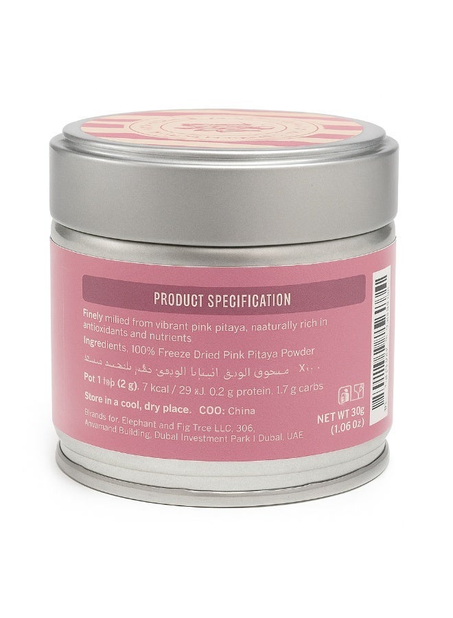 Elephant & Fig Tree Pink Matcha Powder 30g , Premium Natural Superfood Made from 100% Organic Pink Pitaya Caffeine-Free, Antioxidant-Rich Energy Boost - Image 4