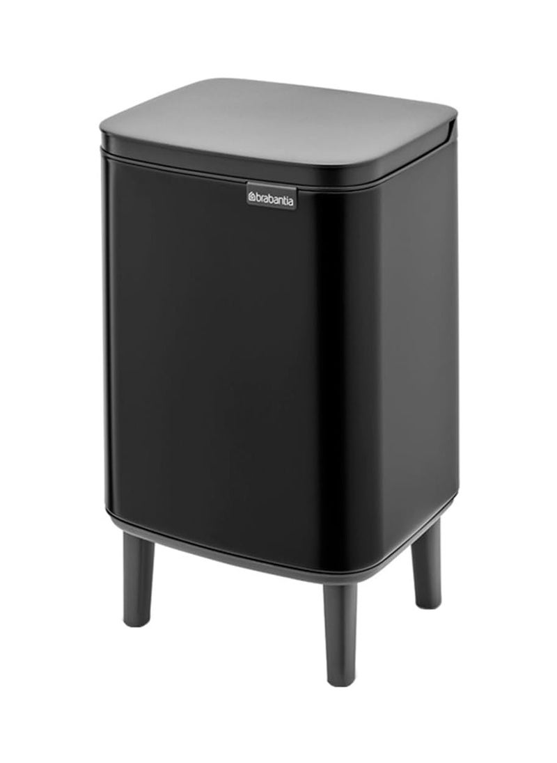 brabantia Brabantia Bo Waste Bin Hi, 7L - Matt Black  - Image 1