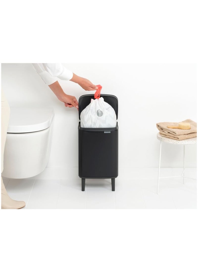 brabantia Brabantia Bo Waste Bin Hi, 7L - Matt Black  - Image 4