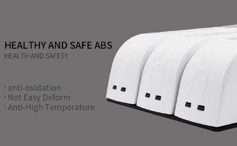 JERN Soap Dispenser for Shower Gel and Shampoo or Conditioner ABS Wall Mount White (Double) - Image 3