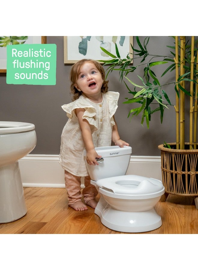 ingenuity Summer Infant by Ingenuity My Size Potty Pro in White, Toddler Potty Training Toilet, Lifelike Flushing Sound, for Ages 18 Months+, Up to 50 Pounds - Image 2