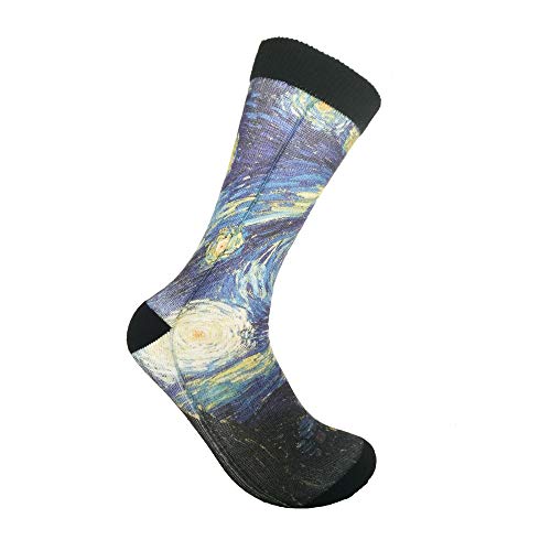 FREEHOTU Guitars Black Casual Cool 3D Printed Crazy Funny Colorful Fancy Novelty Graphic Crew Tube Socks - Image 4