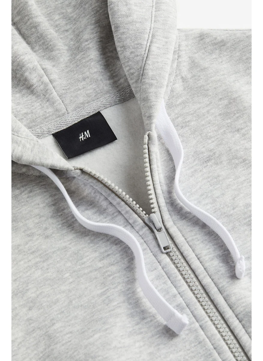 H&M Relaxed Fit Zip-Through Hoodie