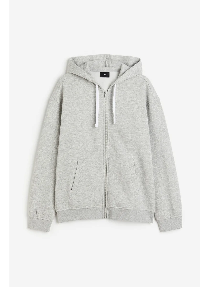 اتش اند ام Relaxed Fit Zip-Through Hoodie