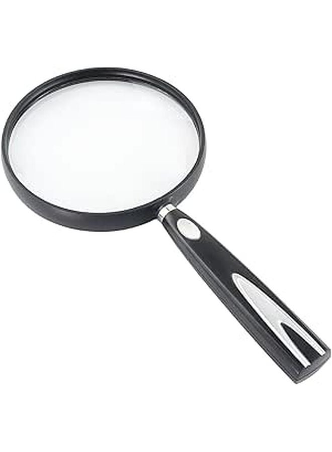 Large Lens 4X Magnifying Glass 110mm Portable Handheld Magnifier for Reading Books and Repair - Image 1