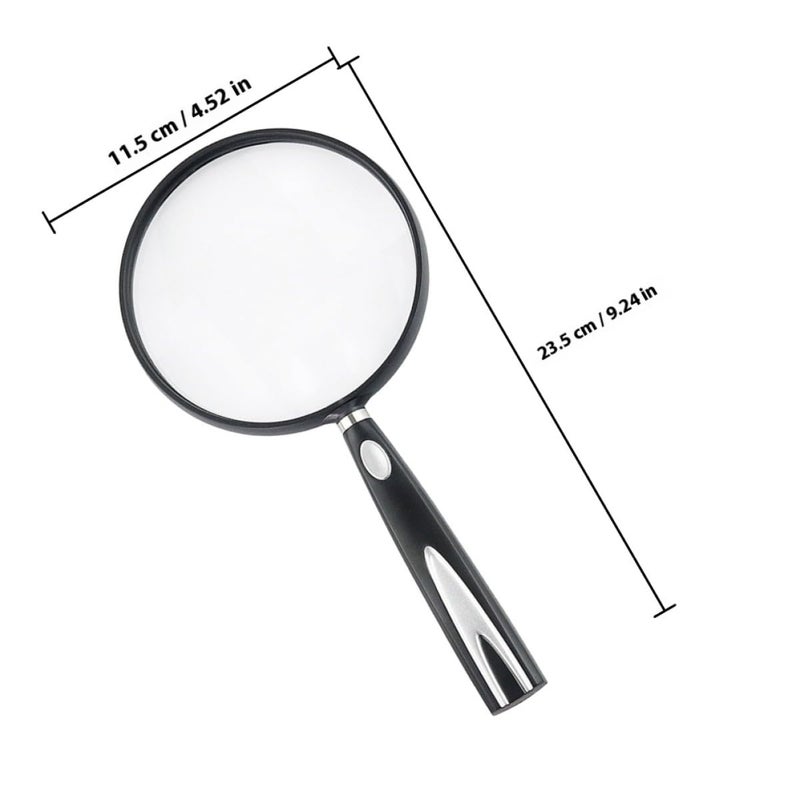 Large Lens 4X Magnifying Glass 110mm Portable Handheld Magnifier for Reading Books and Repair - Image 3