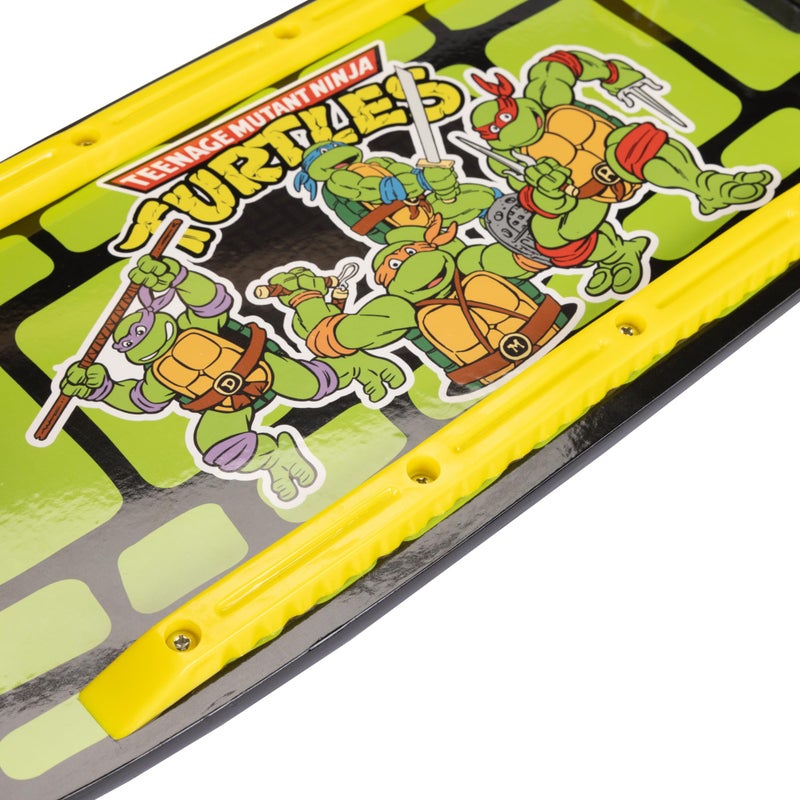 Teenage Mutant Ninja Turtles Kids Skateboard Shorty Cruiser Features Fun TMNT Vintage Graphics on Deck & Grip Tape! 60mm x 45mm Wheels, Carbon Steel ABEC 3 Speed Bearings - Image 3