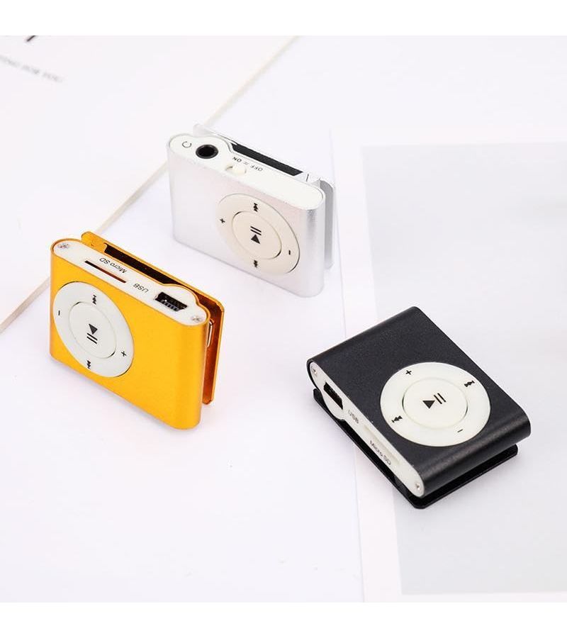 F MP3 Player Compact Portable Music Player with Rechargeable Battery Scratch Proof Shell TF Card Support - Image 3