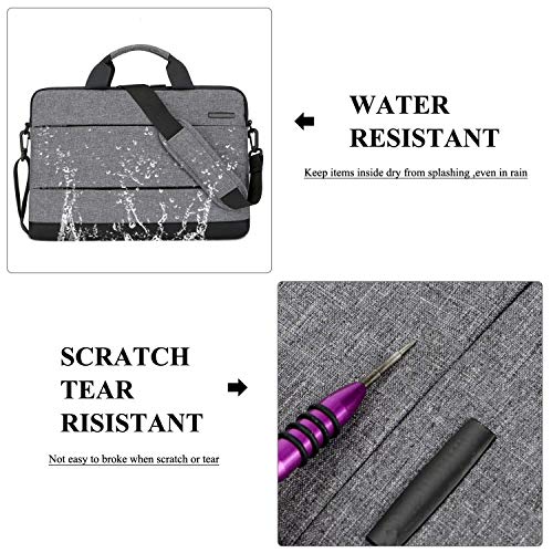 Zomoza 15.5 inch Laptop Bag Portable Men Briefcase Multi-Function Notebook Computer Bag Male Simple Office Business Handbag - Image 5