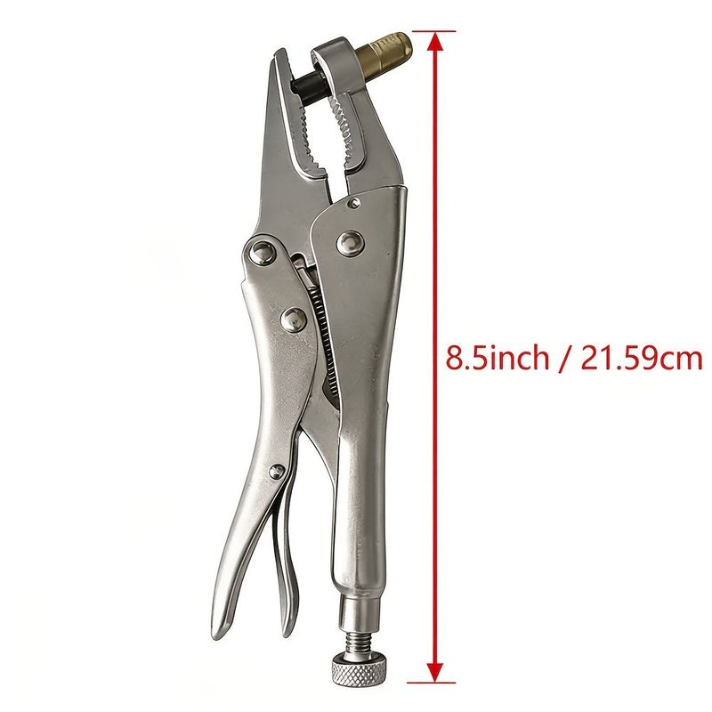 8 5 Inch Manual Refrigerant Hydraulic Pliers Durable Sturdy Air Conditioning Maintenance Pneumatic Hydraulic Pliers Fluorine Filling Multi Functional Tool - Image 2