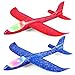 CUKU 2 Pack LED Light Airplane175 Large Throwing Foam Plane2 Flight Mode Glider PlaneFlying Toy for KidsGifts for 3 4 5 6 7 8 9 Years Old BoyOutdoor Sport Toys Birthday Party Favors Foam Airplane - Image 2