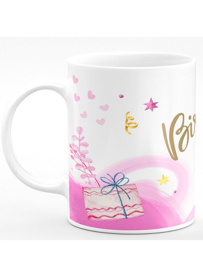 CHHAAP Happy Birthday Papa Printed Microwave Safe White Ceramic Coffee Mug 350 (ml) Birthday Gift for Father Papa Dad Dad (HBPBG1 40) - Image 2