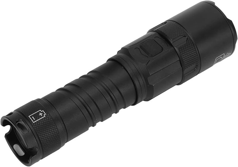 USB Rechargeable Aluminum Flashlight Ultra Bright Adjustable Focus with Power Display for Camping Hiking Emergency - Image 3