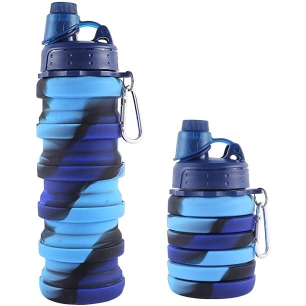 Trusmile Silicone Sipper Bottle for Kids (Blue) - Image 1