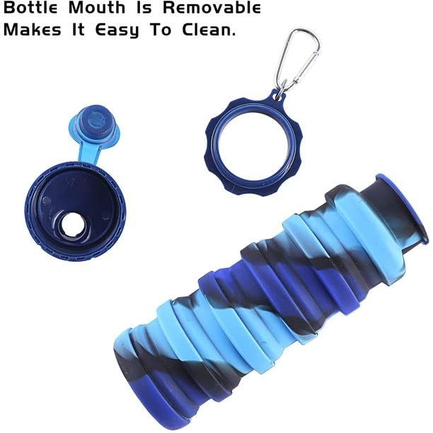 Trusmile Silicone Sipper Bottle for Kids (Blue) - Image 3